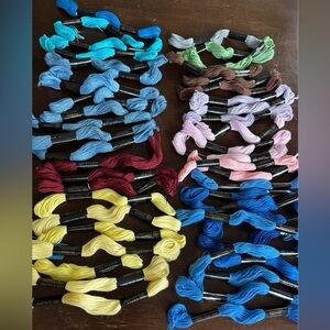 New Colorful Embroidery Floss Set Coats and Clark